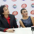 Maia Estianty, Trie Utami dan Piyu Padi Saat Ditemui di Acara AFI 2013
