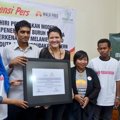 Melanie Subono Saat Dipilih Menjadi Duta Anti Perbudakan