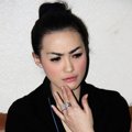 Christy Jusung Saat Datangi Pengadilan Agama Jakarta Selatan