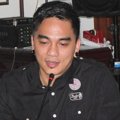 Enda Ungu Saat Mendatangi Gedung Palang Merah Indonesia