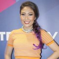 Ayu Dewi Saat Jumpa Pers Acara Baru Trans TV