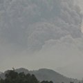 Pemandangan Gunung Kelud Saat Terjadi Erupsi