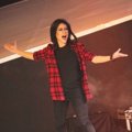 Aksi Panggung Kikan Namara di Konser '40 Tahun Eros Djarot Berkarya'