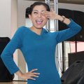 Ade Herlina Saat Jumpa Pers Serial 3D 'Magic Han War'