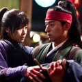 Wang Yoo Menolong Ki Seung Nyang yang Terluka