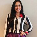 Richa Novisha Saat Jumpa Pers Film 'Mentari Dari Kurau'