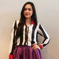 Richa Novisha Saat Jumpa Pers Film 'Mentari Dari Kurau'
