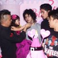Safeea Suapi Al Ghazali Kue Ulang Tahunnya