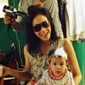 Fanny Fabriana Syuting FTV di Candi Prambanan