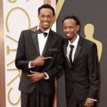 Barkhad Abdi dan Faysal Ahmed di Red Carpet Oscar 2014