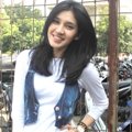 Dhini Aminarti Saat Ditemui di Kawasan Kebon Jeruk, Jakarta