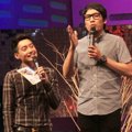 Desta dan Edric Tjandra di Jumpa Pers Perayaan Ulang Tahun ANTV