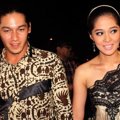 Samuel Zylgwyn dan Gracia Indri di Resepesi Pernikahan Dude Harlino dan Alyssa Soebandono