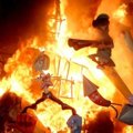 Kemeriahan Festival Api Las Fallas di Valencia, Spanyol