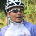 Indra Bekti Bersepeda Dalam Rangka Launching Album 'Inbektrough'