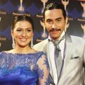 Donna Agnesia dan Darius Sinathrya di Red Carpet Panasonic Gobel Awards 2014