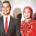 Sultan Djorghi dan Annisa Trihapsari di Red Carpet Panasonic Gobel Awards 2014