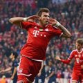 Selebrasi Mario Mandzukic Saat Berhasil Membobol Gawang Manchester United