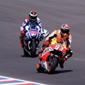 Jorge Lorenzo Menempel Ketat Marc Marquez