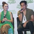 Armada dan Rina Nose Saat Jumpa Pers Acara 'Gebyar Asyik'
