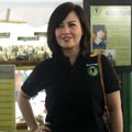 Cynthia Lamusu di Acara Festival Jajanan Bango