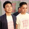 Raditya Dika dan Christoffer Nelwan di Premiere Film 'Marmut Merah Jambu'
