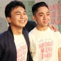 Raditya Dika dan Christoffer Nelwan di Premiere Film 'Marmut Merah Jambu'