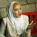 Marshanda Saat Ditemui di Studio Hanggar, Jakarta Selatan