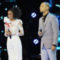 Marcell Siahaan dan Nowela Elizabeth di Spektakuler Show Indonesian Idol 2014