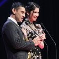 Didi Riyadi dan Laura Basuki di Indonesian Movie Awards 2014