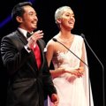 Yama Carlos dan Kimmy Jayanti di Indonesian Movie Awards 2014