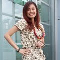 Vina Candrawati Saat Jumpa Pers 'Indonesia Mencari Bakat'