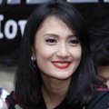Artika Sari Devi di Jumpa Pers Film 'Sang Pemberani'