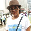 Cinta Ramlan Saat Aksi Solidaritas Mengecam Kekerasan Seksual pada Anak