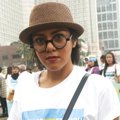 Cinta Ramlan Saat Aksi Solidaritas Mengecam Kekerasan Seksual pada Anak