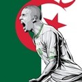 Sofiane Feghouli dalam Poster versi Aljazair