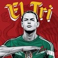 Javier Hernandez dalam Poster versi Meksiko