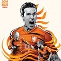 Poster Piala Dunia 2014 versi Belanda