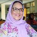 Connie Sutedja di Syukuran Sinetron 'Tukang Bubur Naik Haji'