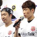 Haha dan Park Ji-Sung di Jumpa Pers Asian Dream Cup 2014