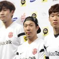 Lee Kwang Soo, Haha dan Park Ji-Sung di Jumpa Pers Asian Dream Cup 2014