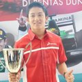Rio Haryanto Saat Menggelar Jumpa Pers di Medan Merdeka Timur, Jakarta
