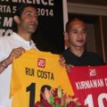 Rui Costa dan Kurniawan Dwi Yulianto Jumpa Pers Football Legend Tour 2014