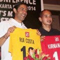 Rui Costa dan Kurniawan Dwi Yulianto Jumpa Pers Football Legend Tour 2014