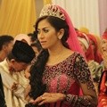 Cinta Penelope Jadi Rapunzel di Resepsi Pernikahannya