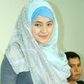Marshanda Saat Menggelar Jumpa Pers di Kawasan Tebet, Jakarta