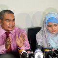 Marshanda Saat Menggelar Jumpa Pers di Kawasan Tebet, Jakarta