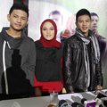 Boon Band Saat Peluncuran Single 'Doa Untuk Ayah dan Ibu'