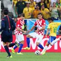 Neymar Saat Berhasil Mencetak Gol ke Gawang Kroasia