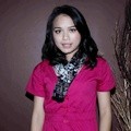 Karina di Syukuran Film 'Cerita Cinta'